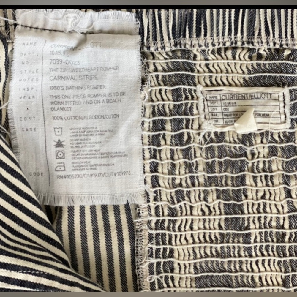 Current Elliot Carnival Stripe 50’s Bathing Romper Size 2 - Picture 8 of 15